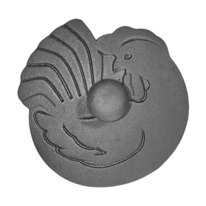 Гриль-пресс Г200/2,3  КУРОЧКА РЯБА чугунный (ГР= 179 х 172 х 64 мм) ЛИТКОМ