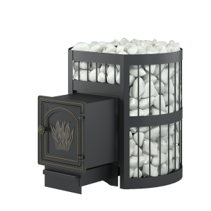 Печь-каменка  чугунная ЛЕГЕНДА  СТАНДАРТ 16 дверца ДТ-4 (8 - 18 м.куб)  *