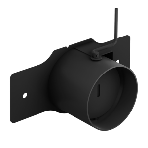 Переходник дымохода КГ 1 для КАРАКАН 10, 14  с прямоуг. дымохода на круглый горизонт. d=150 мм