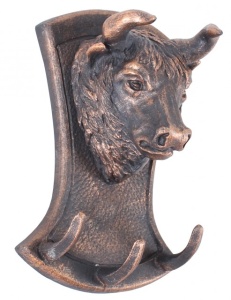 Ключница ХДИ-12.046п  БЫК патина (ГР: 155 х 65 х 70 мм) ЛИТКОМ