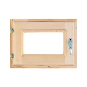 Оконный блок ЛИПА 300 х 400 мм стекло САТИН РИСУНОК