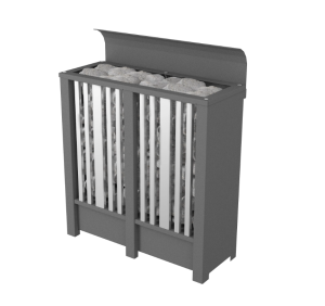 Электрокаменка GEOS- CITY WALL 6  установка установка у стены в сауне (4-9  м.куб)