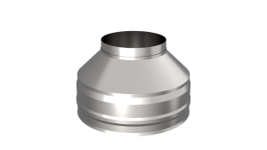 Оголовок d = 150/220 мм без зонта (Н+Н)  (GS)