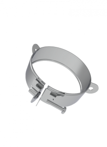 Хомут под растяжки d = 180 мм (1 ММ) h=35 мм НЕРЖАВЕЙКА  (10)