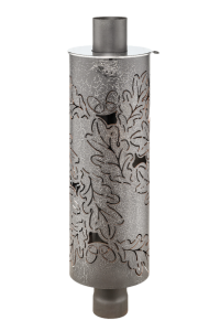 Дымоход - экономайзер со встроенным шибером в кожухе ДУБЫ d = 115 мм L = 1000 мм