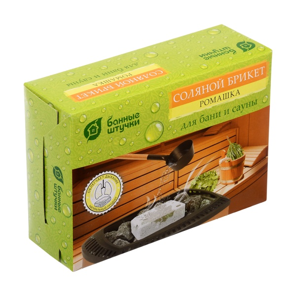 Соляной брикет с травами 