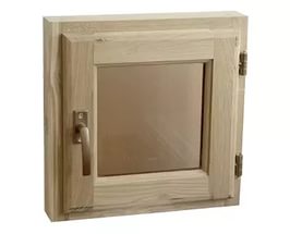 Оконный блок ЛИПА 400 х 400 мм стекло БРОНЗА