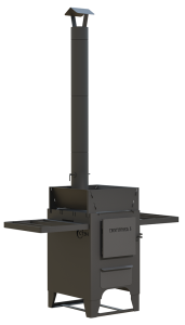 Печь отопительная походная СМУГЛЯНКА - 3 до 70 м.кв. дымоход в комплекте Печь отопительная походная СМУГЛЯНКА - 3 до 70 м.кв. дымоход в комплекте