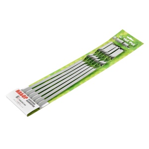 Набор плоских шампуров 45 см 6 штук в упаковке HOT POT Набор плоских шампуров 45 см 6 штук в упаковке HOT POT