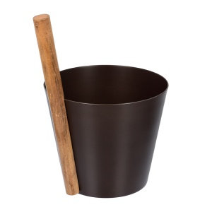 Бадья 5 л из алюминия, коричневая Банные штучки Бадья 5 л из алюминия, коричневая Банные штучки