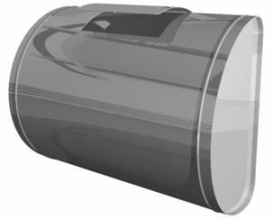 Бак 70 литров для регистра горизонтальный ЕВРО  (1)