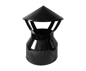 Оголовок d = 150/210 мм с зонтом  AGNI  ЭМАЛИРОВАННЫЙ