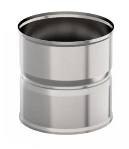 Адаптер котла d = 115 мм (0,8 ММ) НЕРЖАВЕЙКА (М/М)  (GS)