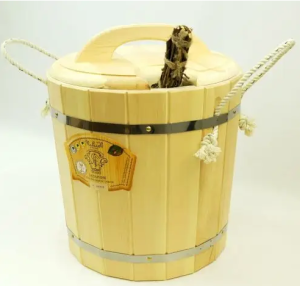 Запарник 30 л с пластиковой вставкой с крышкой, КЕДР Запарник 30 л с пластиковой вставкой с крышкой, КЕДР