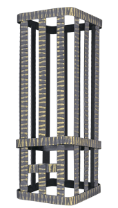 Сетка для камней ГРОМ - УРАГАН 50 (300 х 300 х  800 мм) под шибер