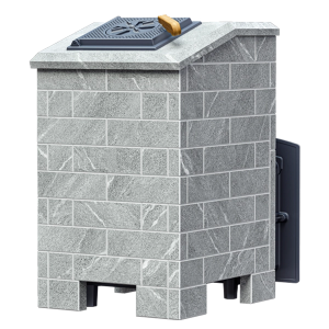 Облицовка ПРЕЗИДЕНТ КИРПИЧ 1000/50 ТАЛЬКОХЛОРИТ для печей ГЕФЕСТ ЗК 25 П2/ЗК 30 П2/ГРОМ 30 П2