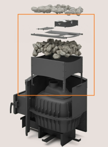 Закрытая каменка на печь-каменку БЫЛИНА 18