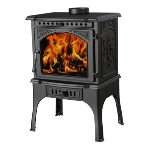 Печь-камин COOKER  чугунная d = 150 мм (10 кВт) Печь-камин COOKER  чугунная d = 150 мм (10 кВт)