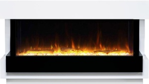 Портал Cube 50 белый с черным для электроочага Astra 50 (RoyalFlame) Портал Cube 50 белый с черным для электроочага Astra 50 (RoyalFlame)