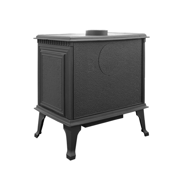 Печь-камин ЧУГУННАЯ ВЕЗУВИЙ RICH-15  антрацит 15 кВт (200 м.куб) Печь-камин ЧУГУННАЯ ВЕЗУВИЙ RICH-15  антрацит 15 кВт (200 м.куб)