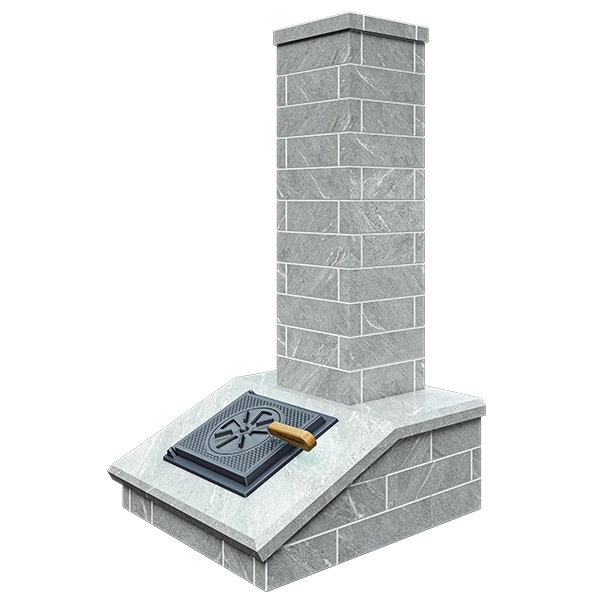 Облицовка на трубу для печей ГРОЗА 18 КЛАССИКА КИРПИЧ ТАЛЬКО (115*790) (3 яр) п/ш АКЦИЯ 20% ПОДАРКОМ