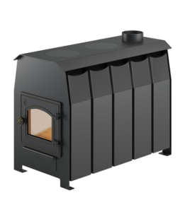 Печь отопительная ВЕЗУВИЙ КОМФОРТ 300 дверца ДТ-3С