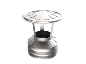 Оголовок d = 115/200 мм с зонтом (Н+О)  (GS)