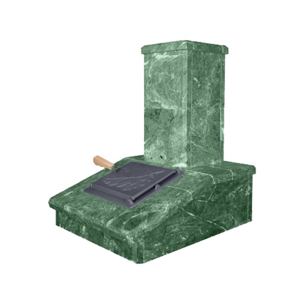 Облицовка на трубу для печей ГРОЗА 24  ПРЕЗИДЕНТ ЗМЕЕВИК (115*290)  (1 ярус) под шибер