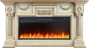 Портал London 42 слоновая кость, патина для электроочага Vision 42 LED (RoyalFlame) Портал London 42 слоновая кость, патина для электроочага Vision 42 LED (RoyalFlame)