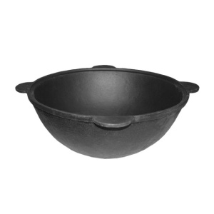 Казан чугунный  8л КЧ-8 без крышки ЛИТКОМ  (1)