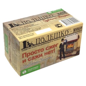 ПОЛЕШКО-ТЭ  МИНИ 470 г. средство очистки дымоходов от сажи (16)