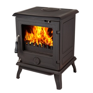 Печь-камин FINN чугунная патина медь d = 140 мм (10 кВт) Печь-камин FINN чугунная патина медь d = 140 мм (10 кВт)