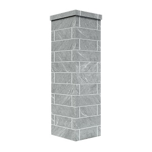 Облицовка на трубу для печей ГРОМ 50  КЛАССИКА/ПРЕЗИДЕНТ КИРПИЧ ТАЛЬКОМАГНЕЗИТ  (3 яруса) под шибер Облицовка на трубу для печей ГРОМ 50  КЛАССИКА/ПРЕЗИДЕНТ КИРПИЧ ТАЛЬКОМАГНЕЗИТ  (3 яруса) под шибер