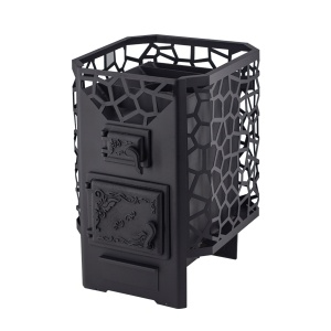 Печь-каменка РАДА  сталь 8 мм СЕТКА (12 - 20 м.куб)