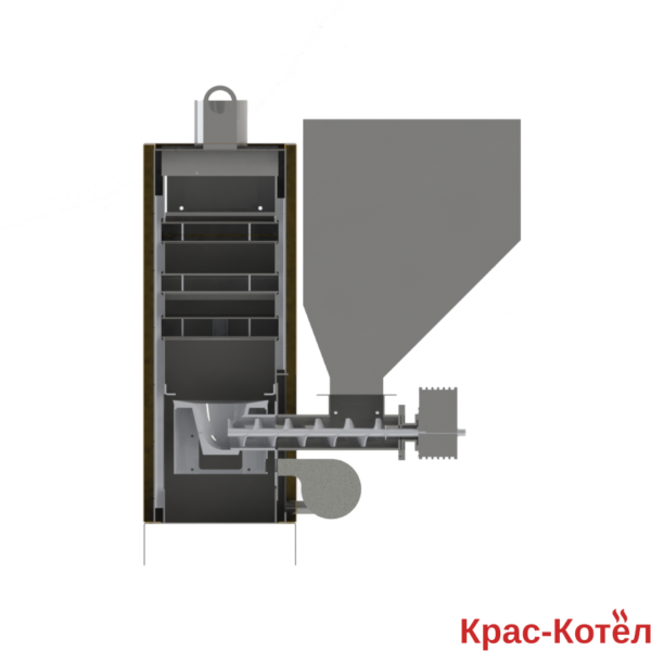 Котел VULKAN UNI 23 кВт автоматический (уголь, пеллеты) бункер 290 л универсальный