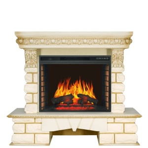 Портал Pierre Luxе LORD слон.кость/белый для электроочага Dioramic 28FX (RoyalFlame)