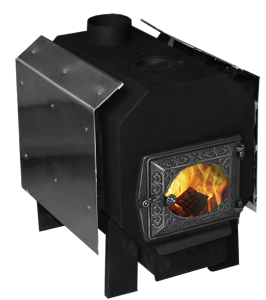 Печь отопительная КАДЕТ 2 ДТ-3С d = 115 мм (70 м.куб.)