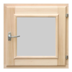 Оконный блок ЛИПА 300 х 300 мм стекло САТИН РИСУНОК