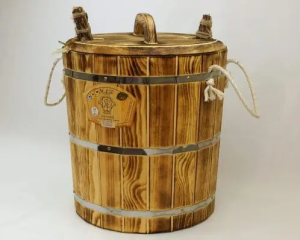 Запарник 30 л с пластиковой вставкой с крышкой, ТЕРМОКЕДР Запарник 30 л с пластиковой вставкой с крышкой, ТЕРМОКЕДР