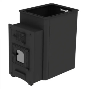 Печь для бани КЕННЕТ ТУРА 21 М26 конвекционная антрацит дверца со стеклом (21  м.куб)