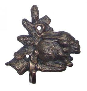 Крючок ХДИ-12.029  ЗАЯЦ патина (ГР: 84 х 80 х 38 мм) ЛИТКОМ