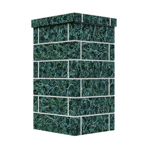 Облицовка на трубу для печей GFS ЗК 25  КЛАССИКА/ПРЕЗИДЕНТ КИРПИЧ ЗМЕЕВИК  (2 яруса) под шибер