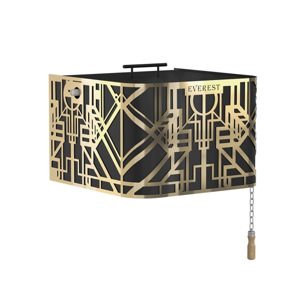 Душ русский (обливное устройство) 15 л EVEREST BLACK GALAXY GOLD