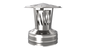Оголовок d = 150/220 мм с искрогасителем (Н+Н)  (GS)