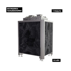 Электрокаменка ПРЕМЬЕРА ПРОФИ - 24 кВт ТАЛЬКОХЛОРИТ (20 - 40 м.куб.) 380В напольная без пульта