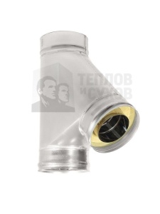 Сэндвич-тройник 45 гр. d = 250/310 мм (Н+Н) ТИС (0,8 ММ) (430 СТАНДАРТ)