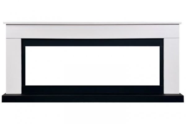 Портал Bergen 60 белый с черным для электроочага Vision 60 (RoyalFlame)