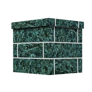 Облицовка на трубу для печей GFS ЗК 25  КЛАССИКА/ПРЕЗИДЕНТ КИРПИЧ ЗМЕЕВИК  (1 ярус) под шибер