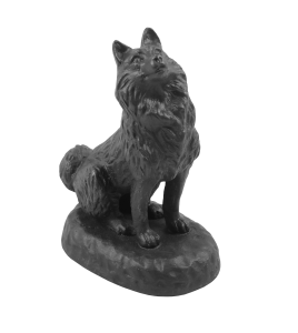 Статуэтка ХДИ-2.029  ЛАЙКА патина (ГР: 82 х 52 х 105 мм) ЛИТКОМ
