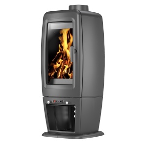 1_Печь-камин EVEREST S12 чугунная антрацит d = 150 мм (12 кВт)  (2) 1_Печь-камин EVEREST S12 чугунная антрацит d = 150 мм (12 кВт)  (2)